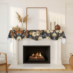 Cinnamon Cabin & Pinecone Panorama 200cm x 43.1cm Fireplace Cloth (QUE)