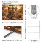 Rustic Apple Cider Press 12 x 9 in House Sign