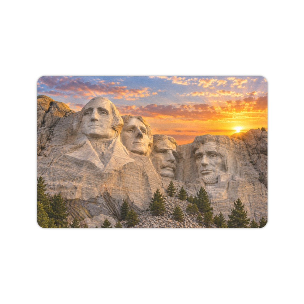 Mount Rushmore Stone Sunrise 23.6 x 15.7 in Doormat