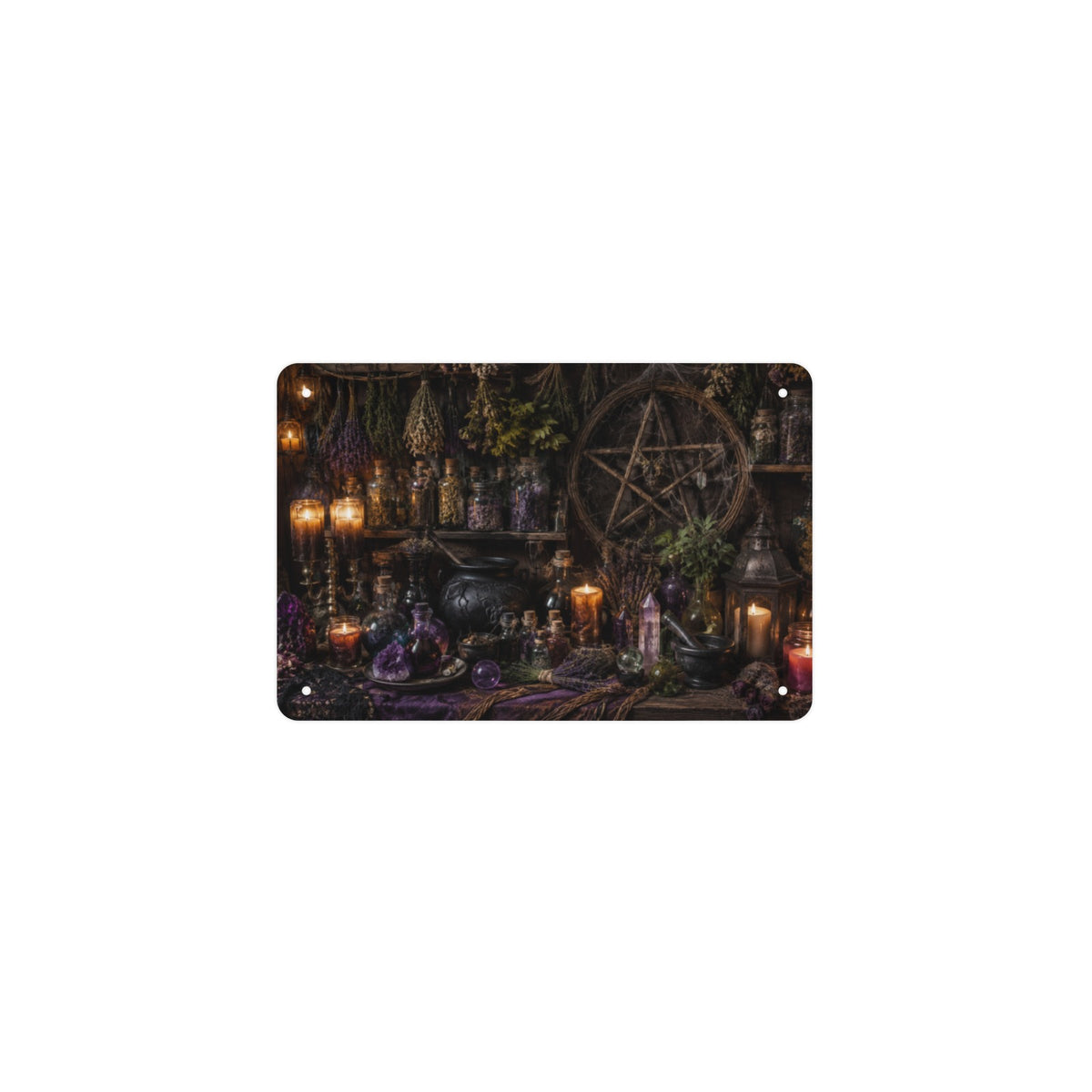 Witch's Apothecary 12 x 8 in Metal Tin Sign