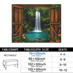 River Expedition 178cm x 140cm Rectangular Tablecloth 70x55inch (QUE)