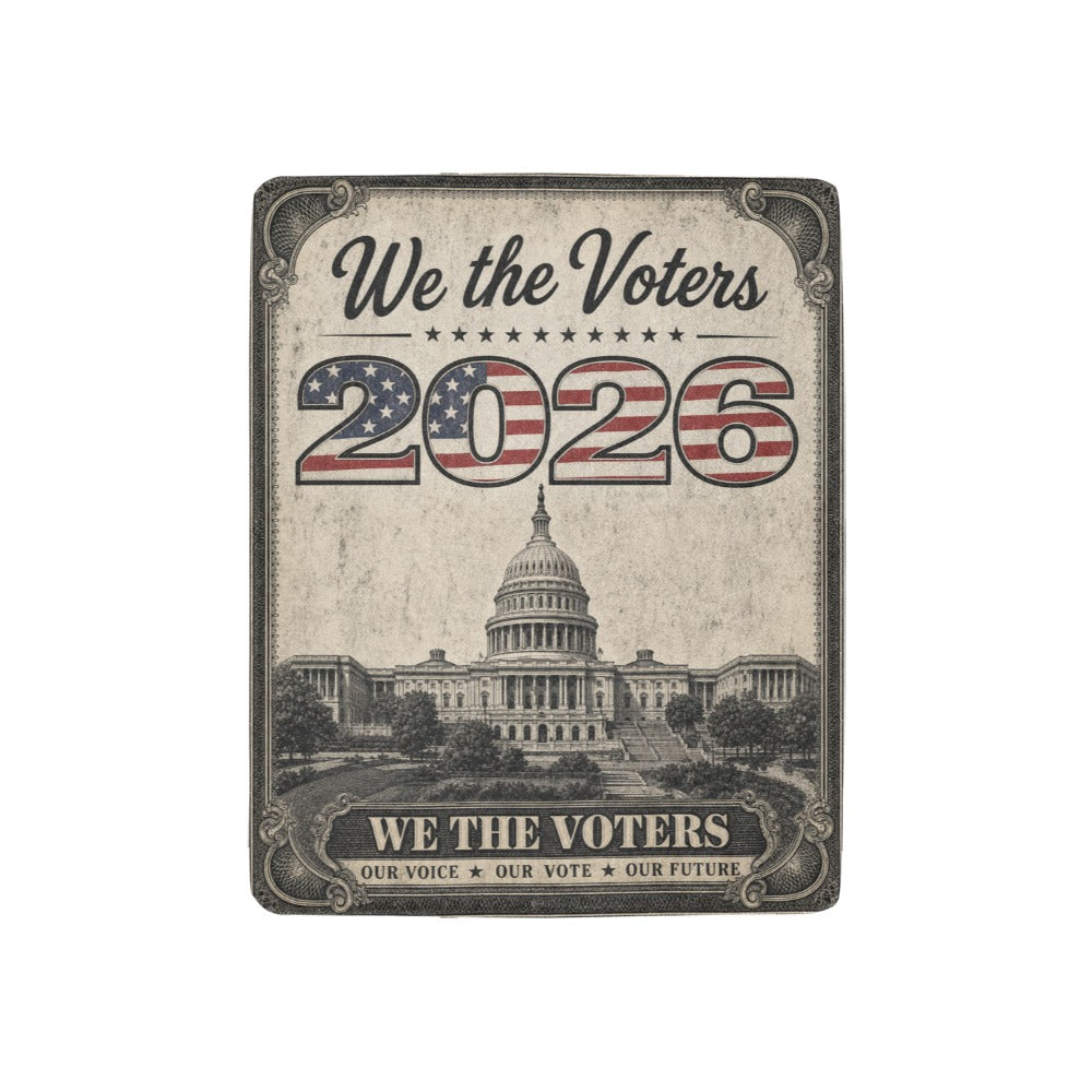 We the Voters 32 x 48 in Micro Fleece Blanket