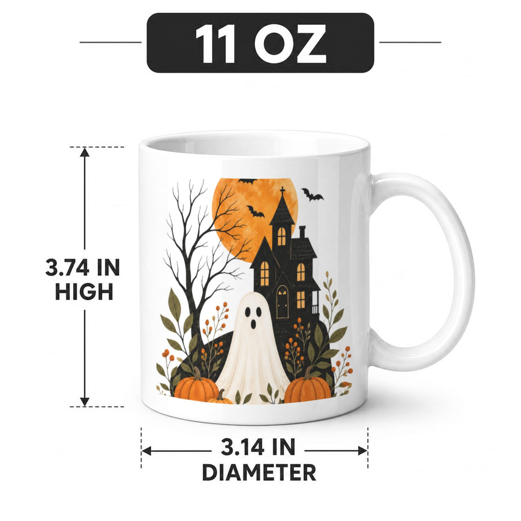 Cozy Witch's Kitchen 11 oz White Ceramic Mug