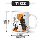 Cozy Witch's Kitchen 11 oz White Ceramic Mug