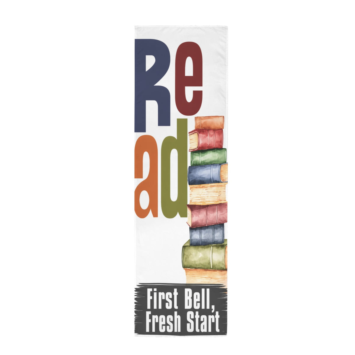 First Bell, Fresh Start 12 x 40 in Polyester Peach Skin Tapestry