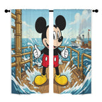 Mickey Boiler Deck 52 x 84 in Window Curtain Set
