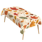 Tiny Ghost Leaves 178cm x 140cm Rectangular Tablecloth 70x55inch (QUE)