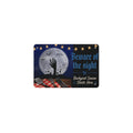 Beware Of The Night 12 x 8 in Metal Tin Sign