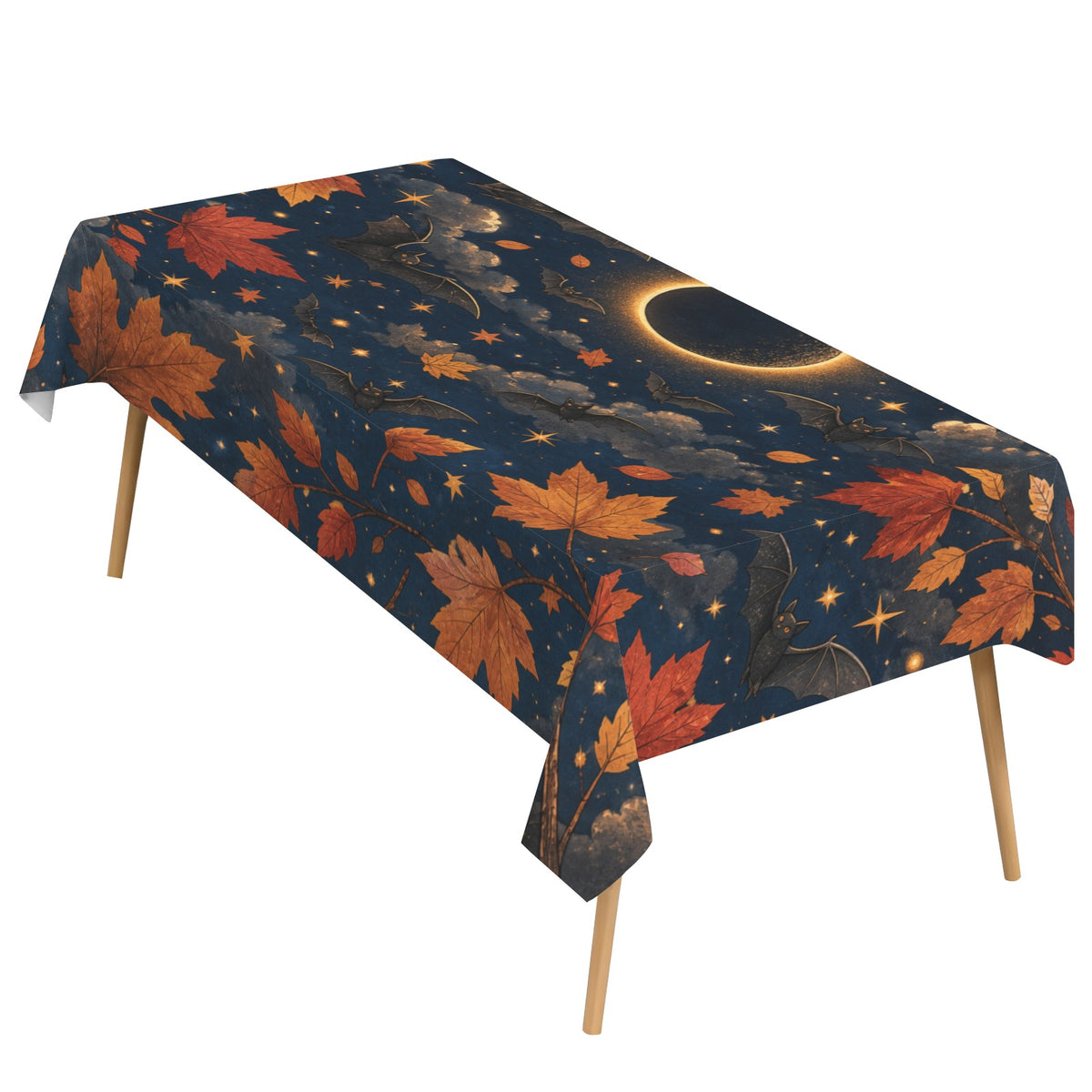 Eclipse Stars 178cm x 140cm Rectangular Tablecloth 70x55inch (QUE)