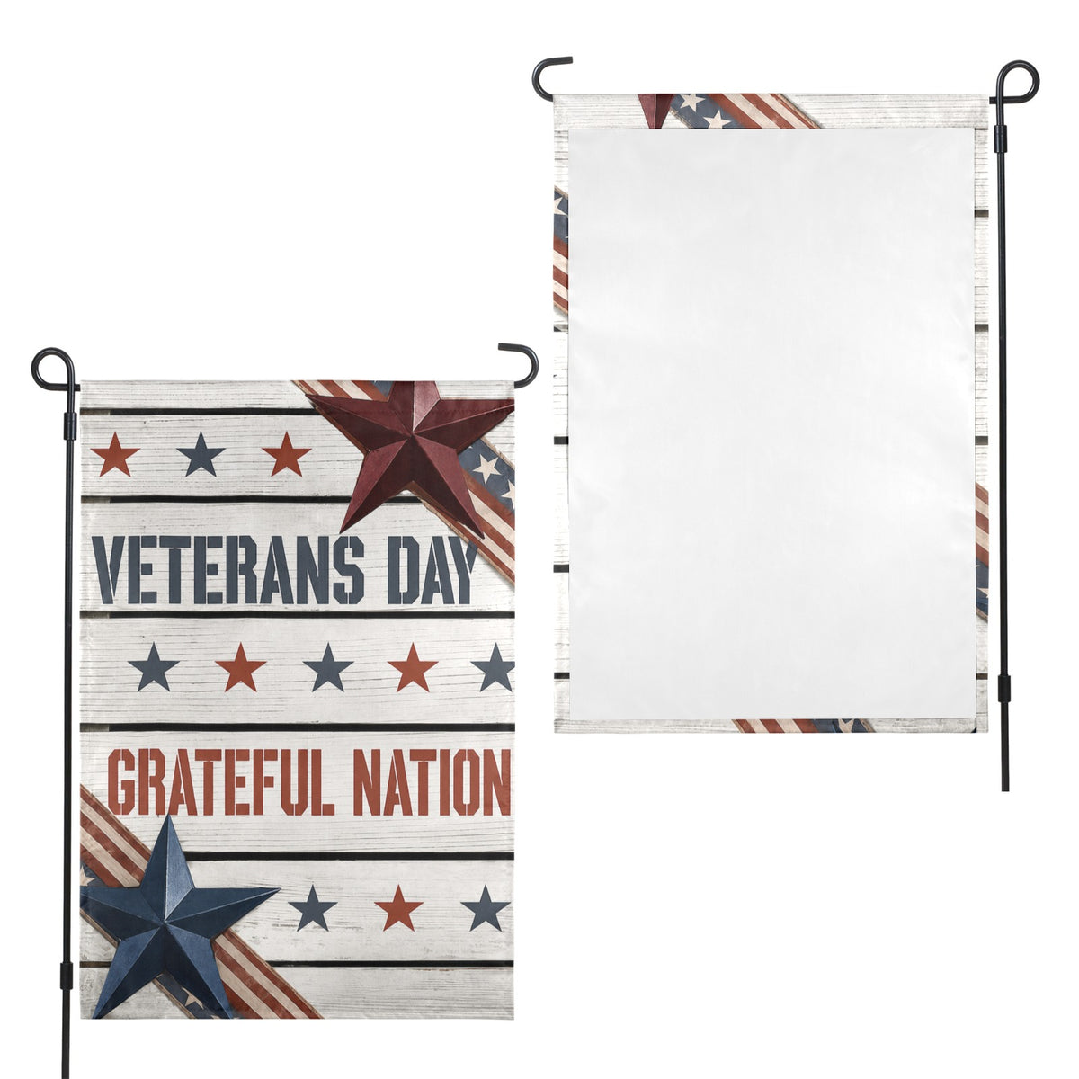 Veterans Day grateful nation 12 x 18 in Garden Flag