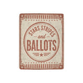 Stars Stripes and Ballots 32 x 48 in Micro Fleece Blanket