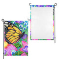 Butterfly Blooms 12 x 18 in Garden Flag