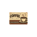 Coffee Bottomless Cup 12 x 8 in Metal Tin Sign