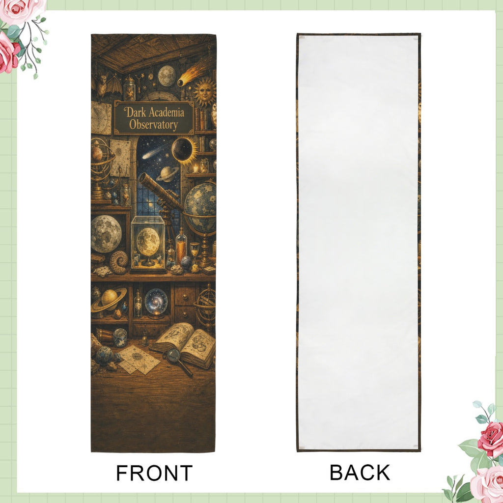 Dark Academia Observatory 12 x 40 in Polyester Peach Skin Tapestry