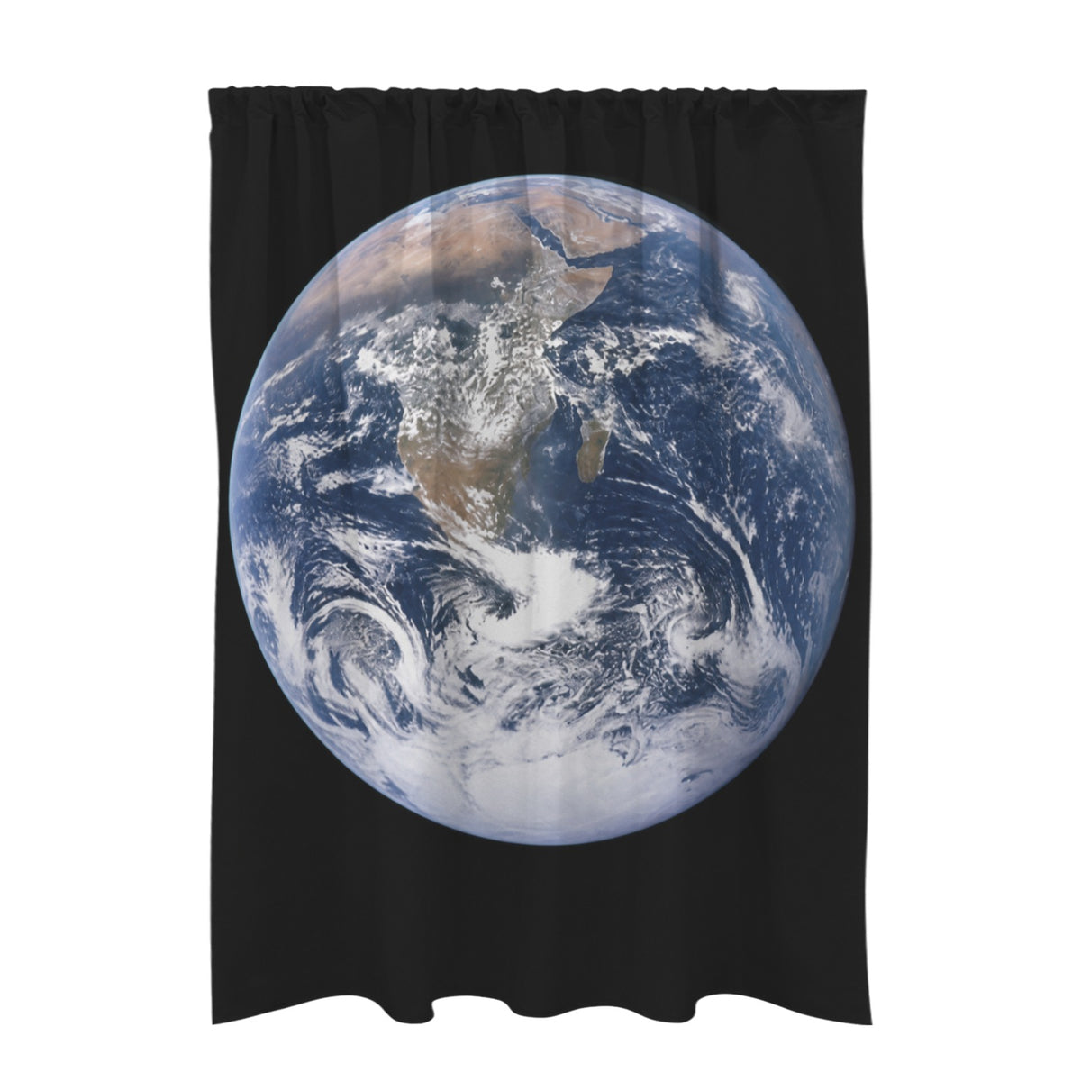 Blue Marble Earth 51 x 72 in Door Curtain (QUE)