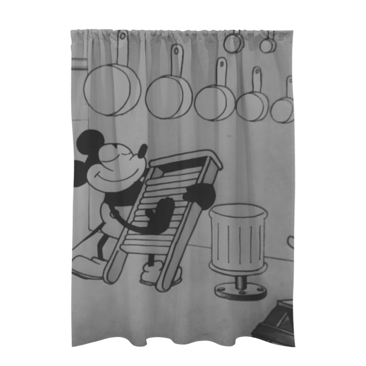 Mickey Accordion Galley 51 x 72 in Door Curtain (QUE)