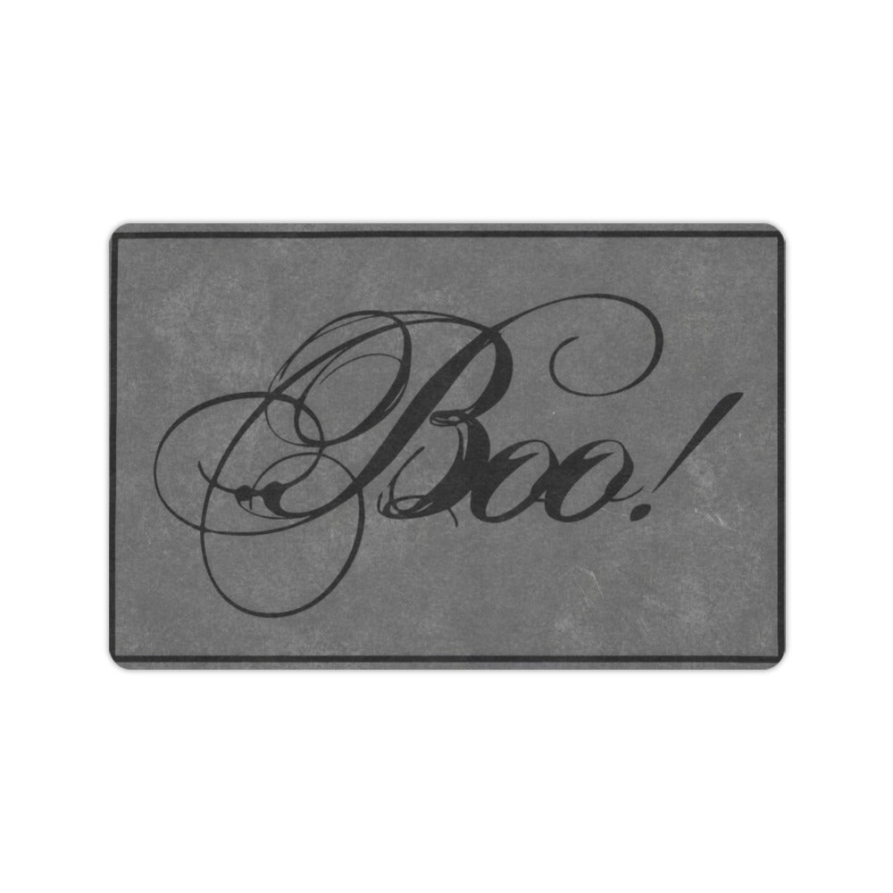 Gothic Boo Bat Warning 23.6 x 15.7 in Doormat