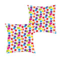 FunHaus Candy Stripe 16 x 16 in Envelope Pillow Case