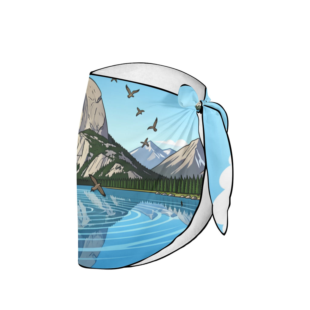 Half Dome Alpine Lake Beach Sarong Wrap (QUE)