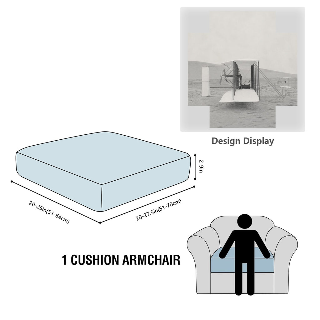 The Smithsonian Wright Flyer Enginee 25 x 27.5 x 8 in Sofa Cushion Cover