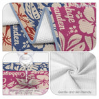Cabbage Crush Garden 29"x58" (QUE) Waffle Weave Bath Towel