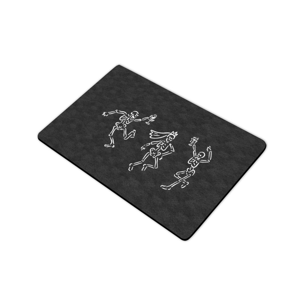 Dancing Skeleton Party 23.6 x 15.7 in Doormat