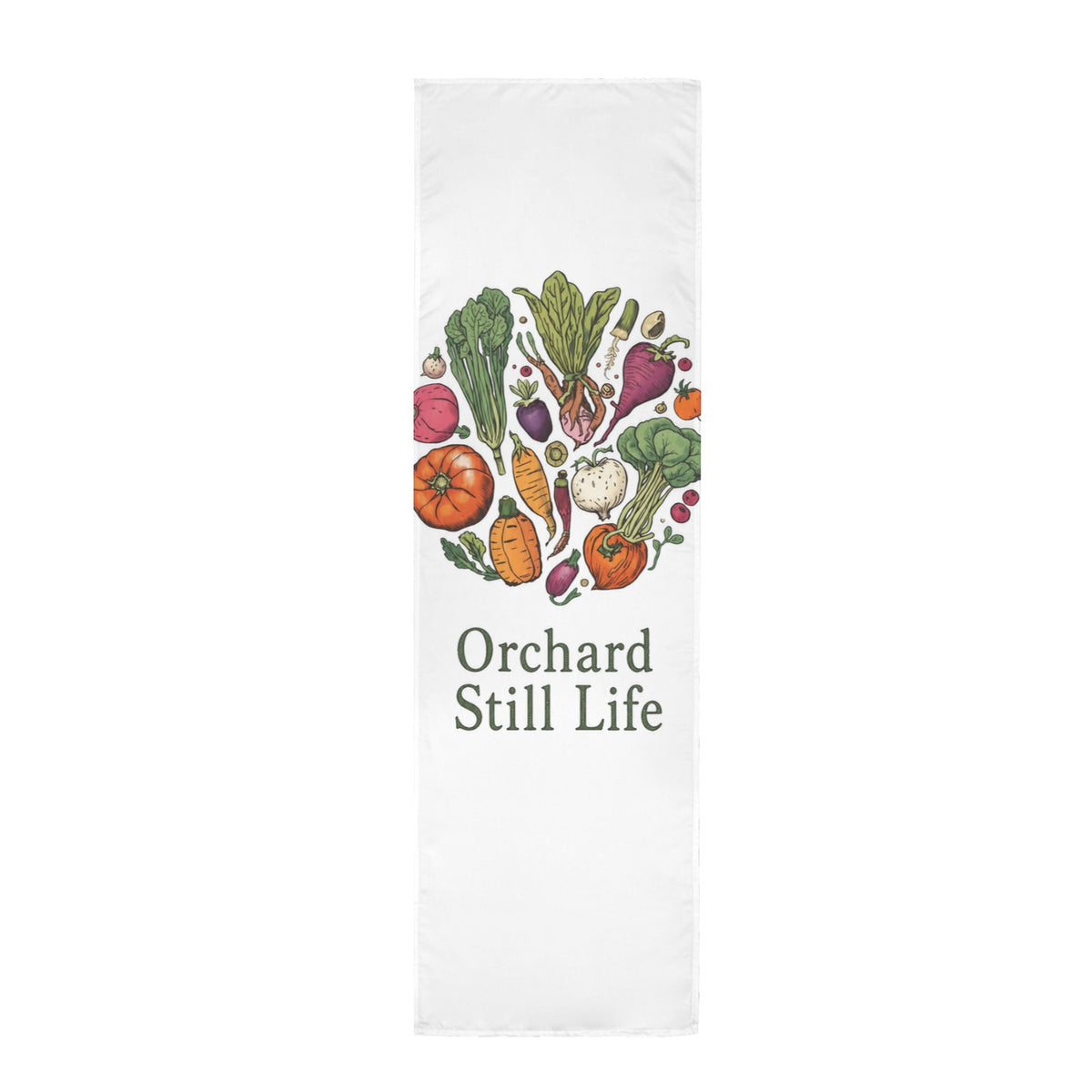Orchard Still Life 12 x 40 in Polyester Peach Skin Tapestry