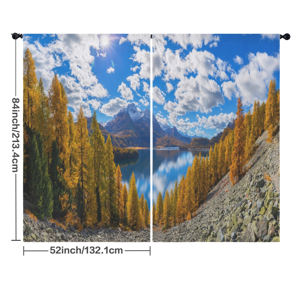 Amber valley landscape 52 x 84 in Window Curtain Set