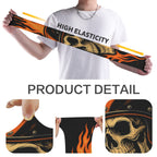 Pumpkin Moon Ribbon Arm Sleeves 38cm (1-Pack) (QUE)