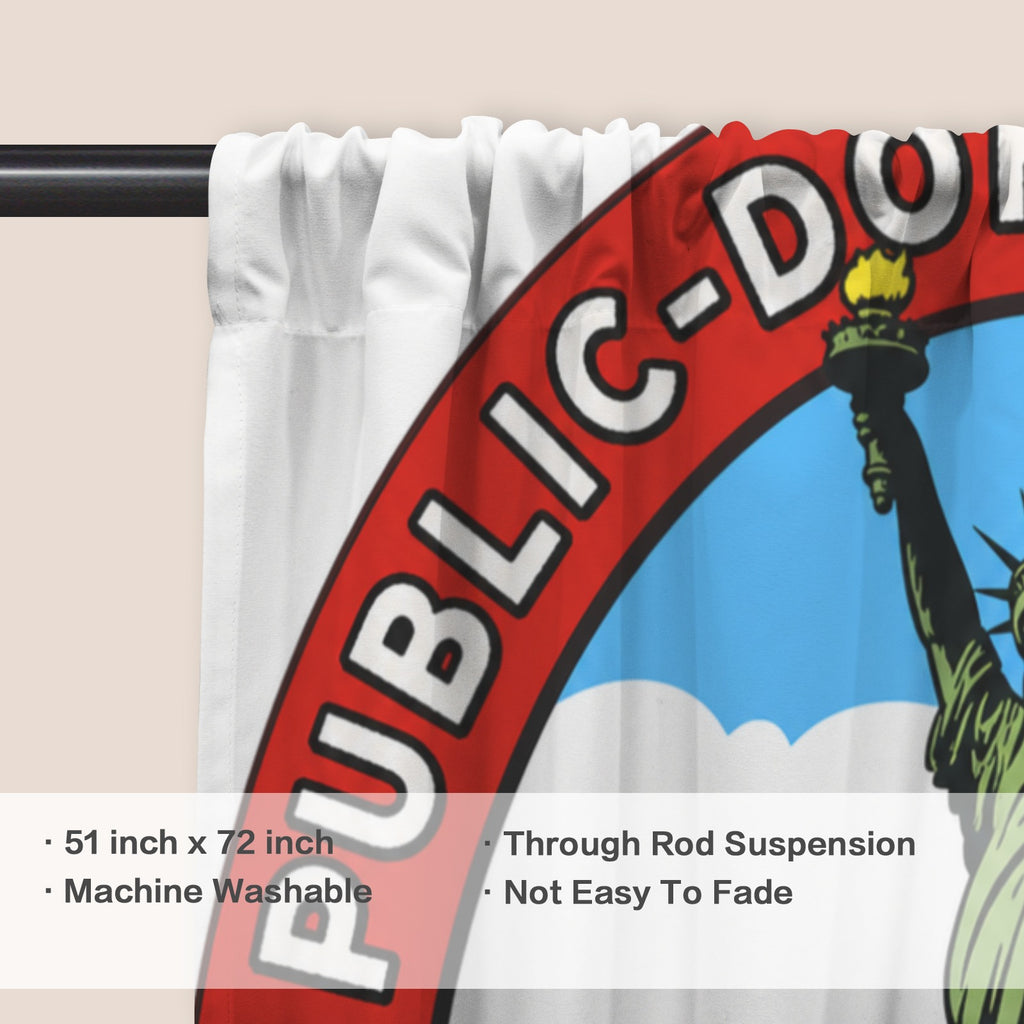 Statue of Liberty Dawn Harbor 51 x 72 in Door Curtain (QUE)