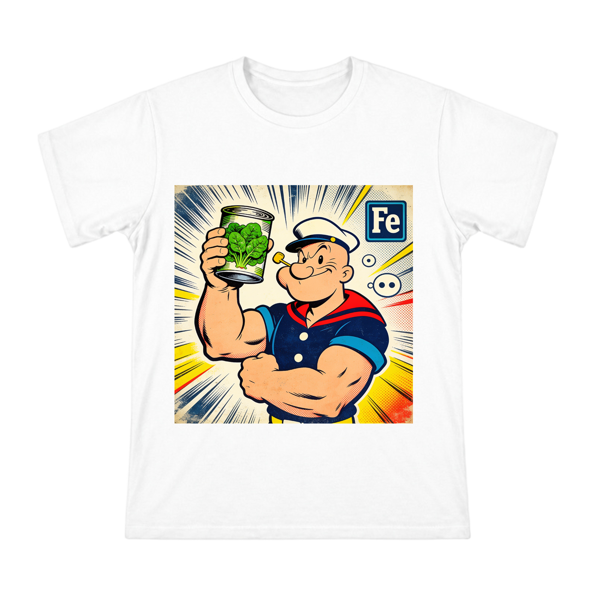 Vintage American Comic Popeye Spinach Can Men's T-Shirt front [ai-pod:66a8b16a2aa5fafe8a6b36275fa0054d]