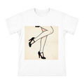 Vintage Jazz Dance and Red High Heels Men's Cotton T-Shirt front [ai-pod:e5888fc9e1ea558b047db134cabac2c1]