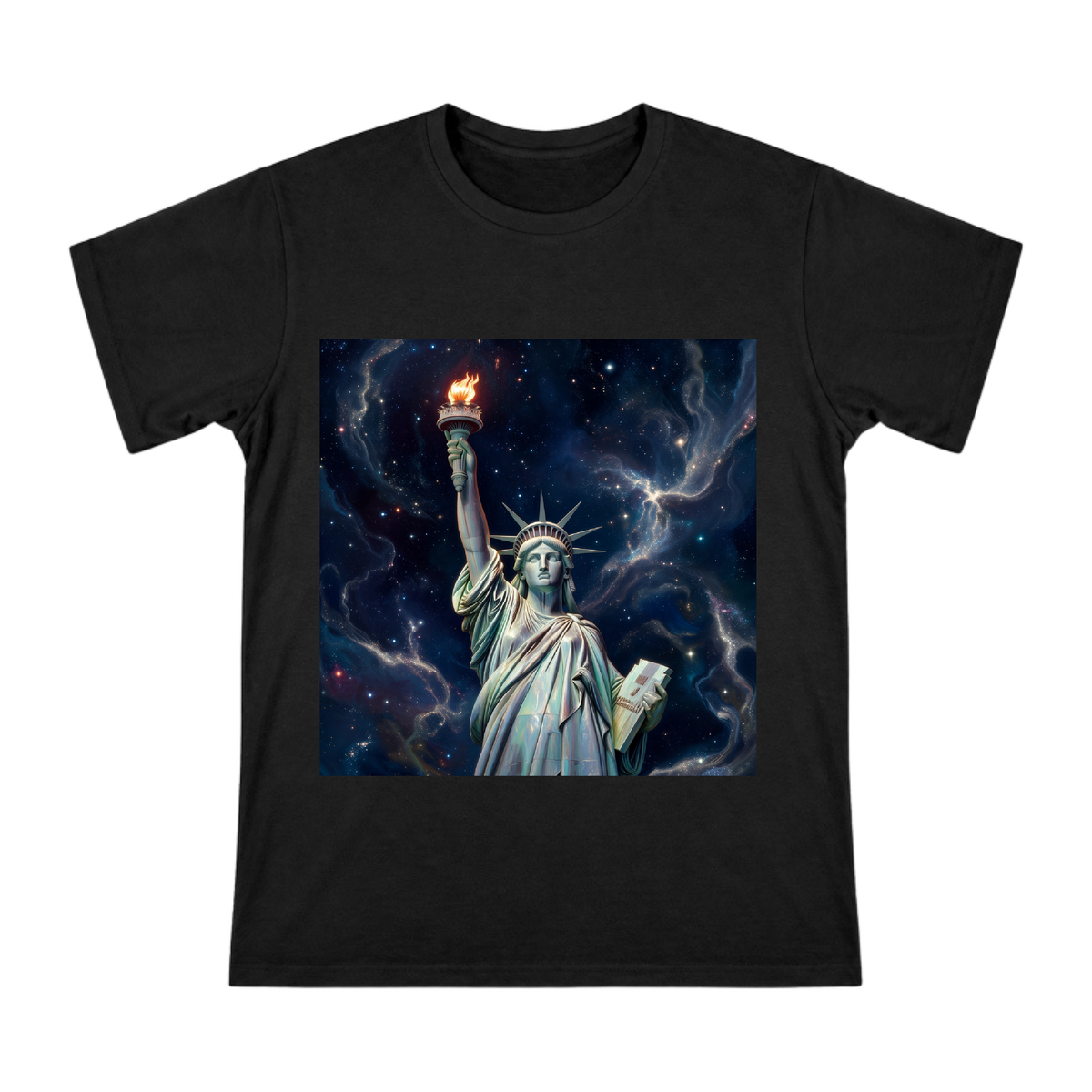 Statue of Liberty Torch Art Men's Short Sleeve T-Shirt front [ai-pod:b81ce44da3a8f4e825383aeee1b1fb37]
