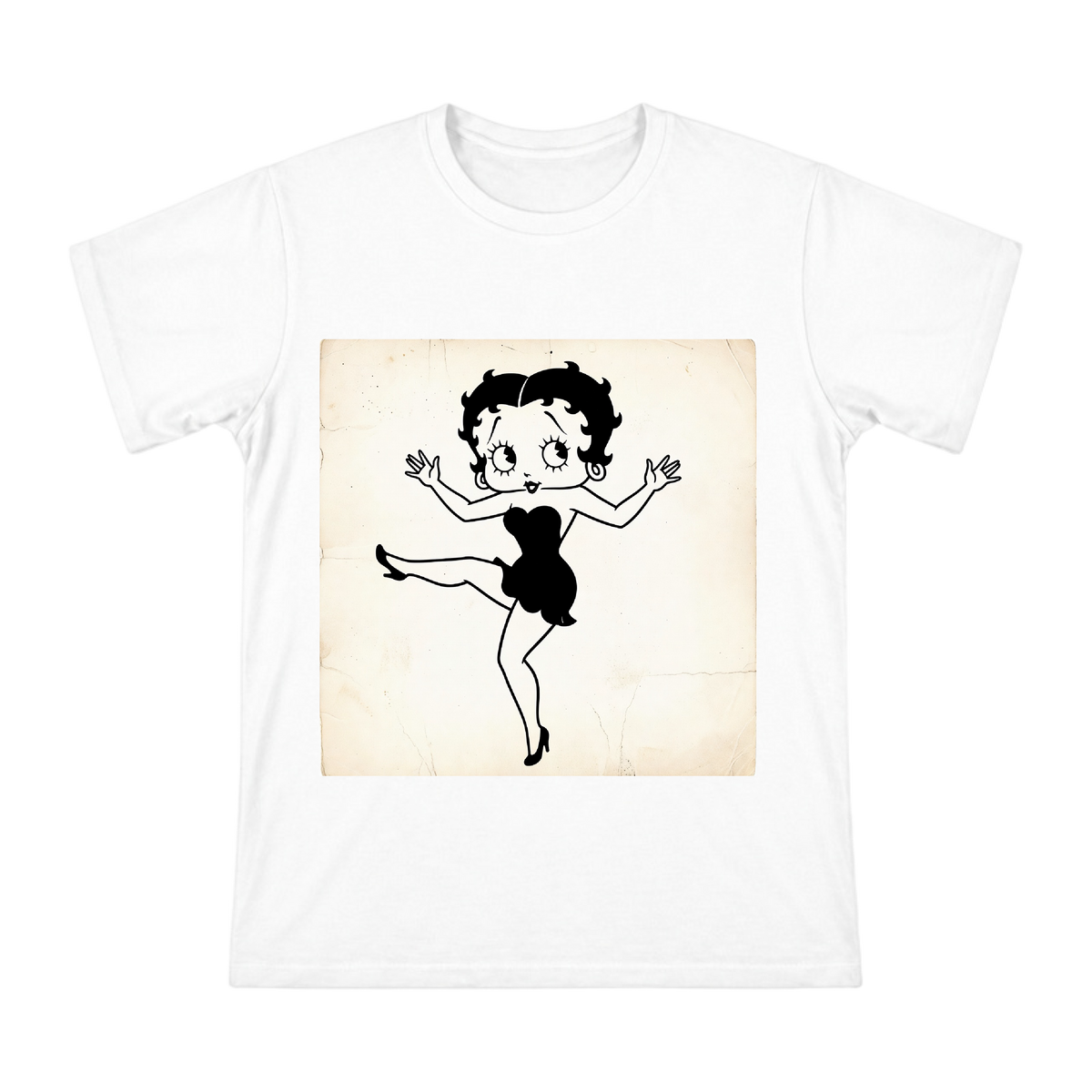 Betty Boop Vintage Jazz Dance Pop Art Men's Custom T-Shirt front [ai-pod:da6e0e4d3432e54a42f0098f1ce90105]