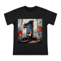 Construction Engineer with Blueprints Men's Cotton T-Shirt front [ai-pod:4ad319effad5a7244c9f68a16e38c5e1]