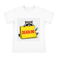 Deadline-Defying Raccoon Illustration Men's Short Sleeve T-Shirt front [ai-pod:f93ff6c3e26686b3dbf51163972621c2]