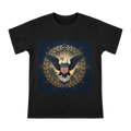 Vintage Military Eagle Emblem Men's Cotton T-Shirt front [ai-pod:b345bc06b2847455c4791adb8b371242]