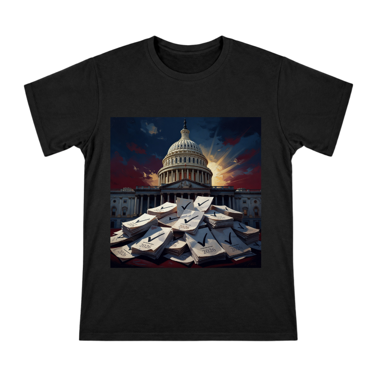 2026 Congressional Election Art Men's Short Sleeve T-Shirt front [ai-pod:2c4b32bd1b66b30e1db79fee7cbad872]