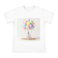Macaron Watercolor Balloons and Ribbons Men's Short Sleeve T-Shirt front [ai-pod:632b0485bb7f819c4b60eed40804dd53]