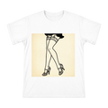 Vintage Jazz Age Betty Boop Leg Line Art Men's Short Sleeve T-Shirt front [ai-pod:63aab5e4f2b16dbb84a9e3fcb28f6f20]