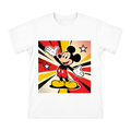 Retro Pop Art Mickey Mouse Waving Illustration Men's Short Sleeve T-Shirt front [ai-pod:d4d279be7556cca6fa37b07698414a26]