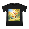 Classic Hand-Drawn Tigger Jumping Illustration Men's Heavyweight Cotton T-Shirt front [ai-pod:e70a84a37cafd0978b5b27762aff0d25]