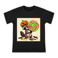 Halloween Raccoon with Giant Lollipop US Men's Cotton T-Shirt front [ai-pod:09afa1e7f3a0d34ac0b2a969a49ebbb6]