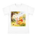 Winnie the Pooh and Piglet Autumn Honey Watercolor Illustration Men's Short Sleeve T-Shirt front [ai-pod:f3c18b137dc67521d536149389cfef13]