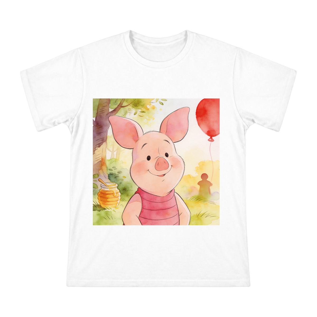 Watercolor Piglet Peter Portrait Men's Custom Short Sleeve T-Shirt front [ai-pod:58ef7328b68e7a23ba9c8070272c8253]