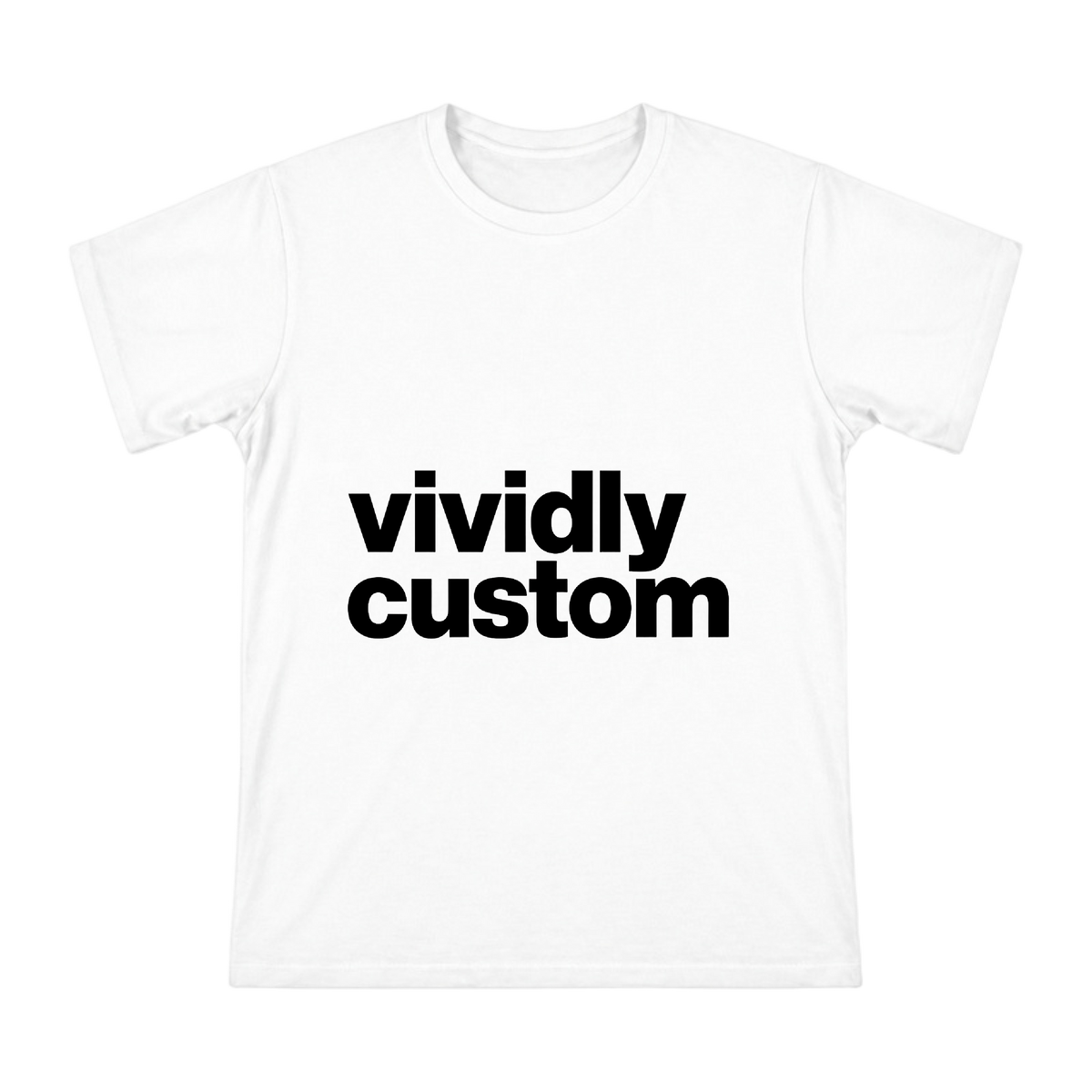 Vividly Custom Brand Text Men's Short Sleeve T-Shirt front [ai-pod:6b84e89759c02ec961365921ed7ad8fb]