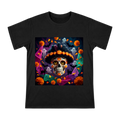 Sugar Skull Pumpkin Jack-o'-lantern Men's Short Sleeve T-Shirt front [ai-pod:ffbe6bed6155fa5e714f428e00219e81]