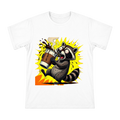 Caffeine-Overloaded Raccoon Graphic Men's Short Sleeve T-Shirt front [ai-pod:71ee813ded227d21c4a38983da46b19a]