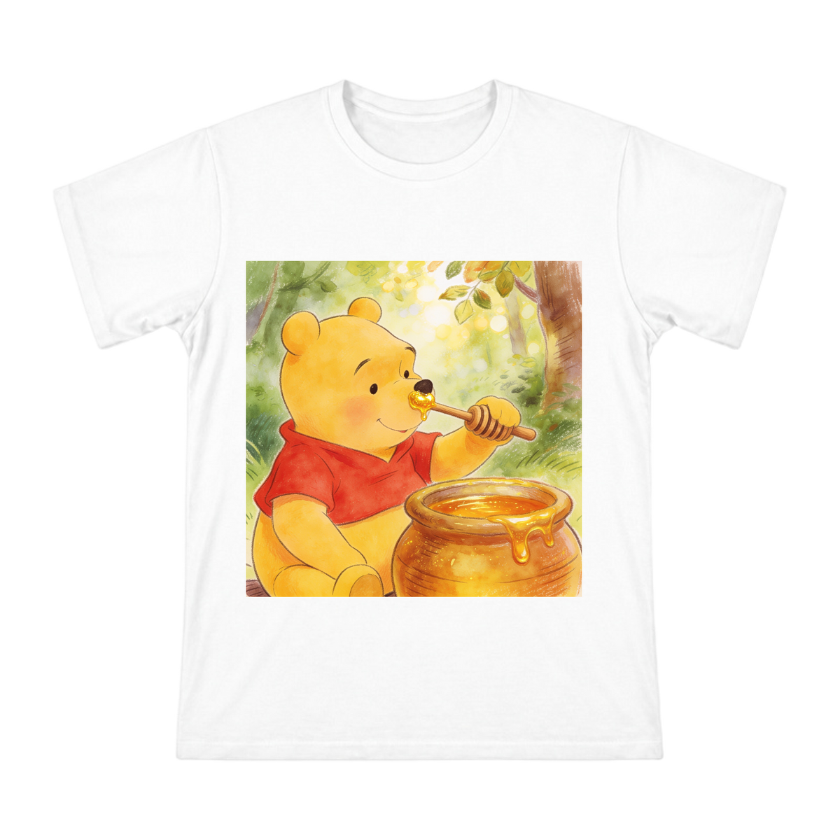 Winnie the Pooh Honey Pot Classic Illustration Men's Short Sleeve T-Shirt front [ai-pod:9f55a0f0d9d3bd2de5a8a6c96e3027f8]