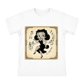 Vintage Jazz Diva and Musical Notes Illustration Men's Short Sleeve T-Shirt front [ai-pod:917f80d1d2bdc90326a1bf8d6b087b7d]